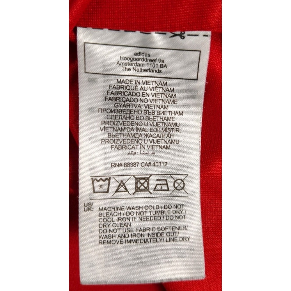 Adidas Belgium 2022-23 World Cup Flaming Shorts Sleeve Soccer Jersey Mens LG - Picture 12 of 12